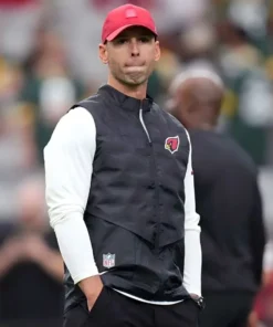 Jonathan Gannon Arizona Cardinals Puffer Vest