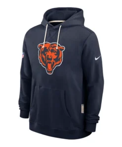 Alternative view of Ben Johnson Chicago Bears 2025 Sideline Hoodie