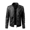 Black Quilted Leather Jackets