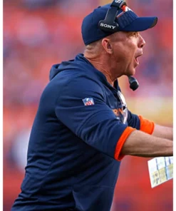 Sean Payton Broncos Half-Sleeves Hoodie T-Shirt