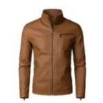 Brown Biker Leather Jacket