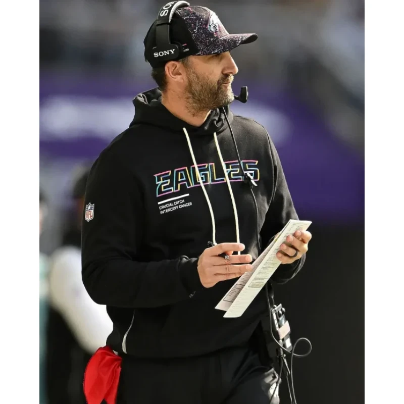 Nick Sirianni Eagles Crucial Catch Hoodie