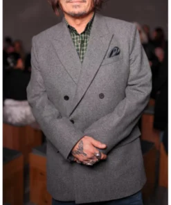 Johnny Depp Paris Fashion Week Blazer