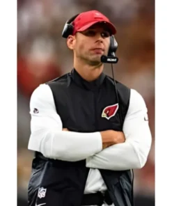 Jonathan Gannon Arizona Cardinals Puffer Vest 2025