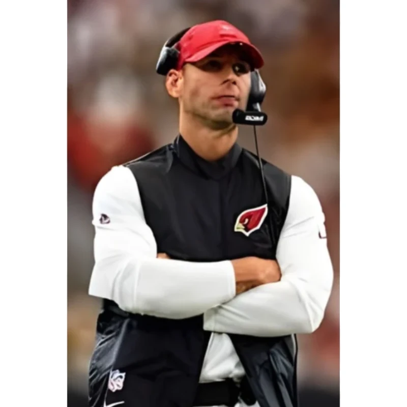 Jonathan Gannon Arizona Cardinals Puffer Vest 2025