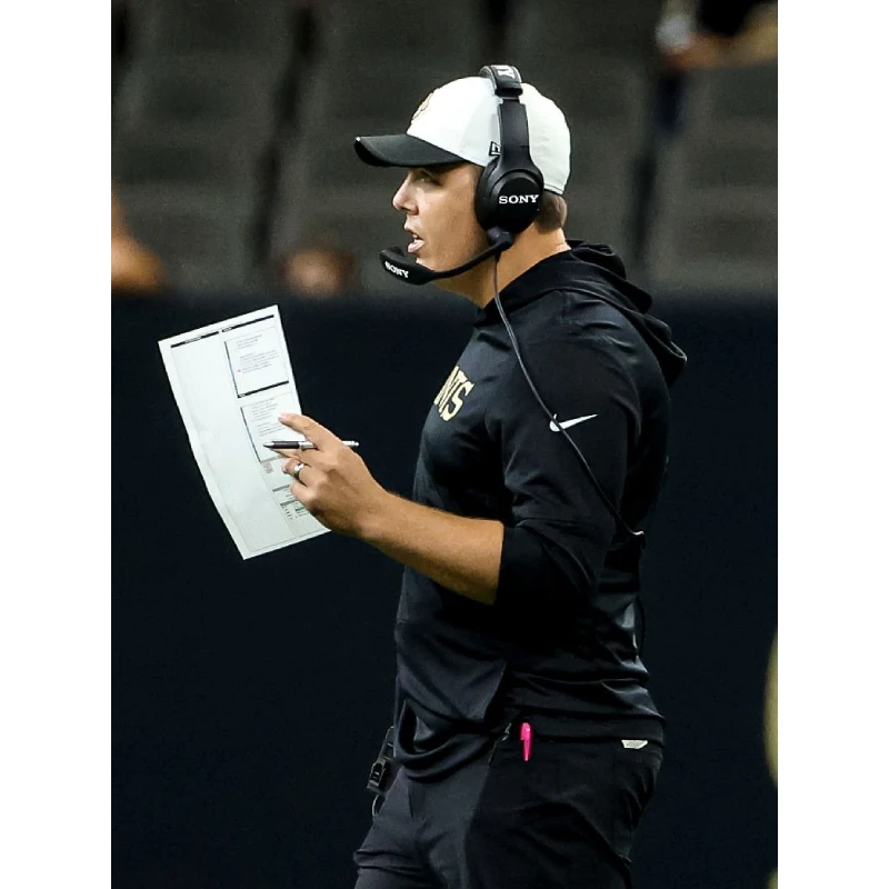 Kellen Moore Saint Sideline Long Sleeve Hoodie T-Shirt