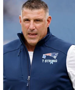 Mike Vrabel New England Patriots 2025 Vest Blue