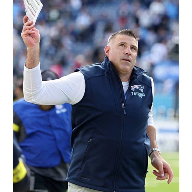 Mike Vrabel New England Patriots 2025 Vest