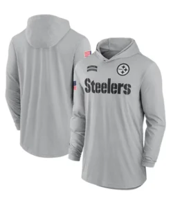 Steelers Grey Hoodie