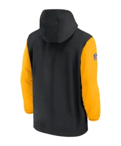 Pittsburgh Steelers Sideline Half-Zip Hoodie Jacket
