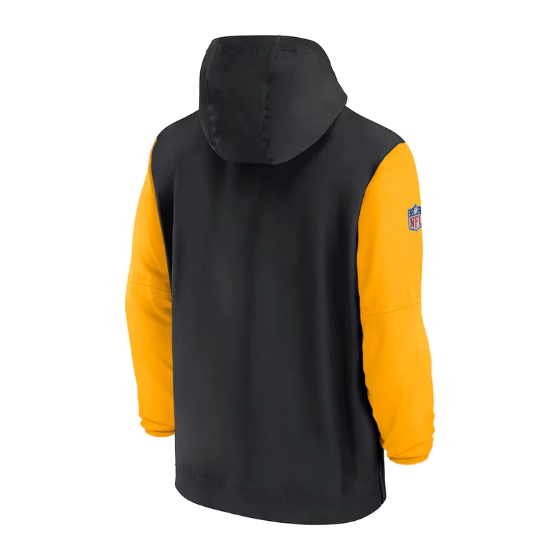 Pittsburgh Steelers Sideline Half-Zip Hoodie Jacket