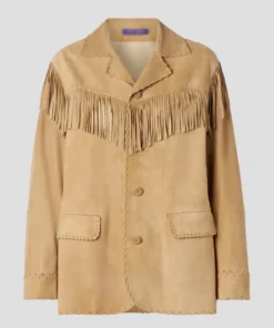 Annette Bening Dutton Ranch Premiere Fringe Jacket