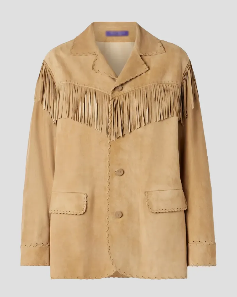 Annette Bening Dutton Ranch Premiere Fringe Jacket
