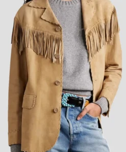 Annette Bening Fringe Jacket