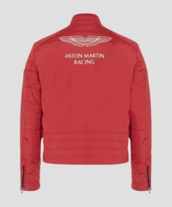 F1 GB Hackett Aston Martin Red Racing Jacket