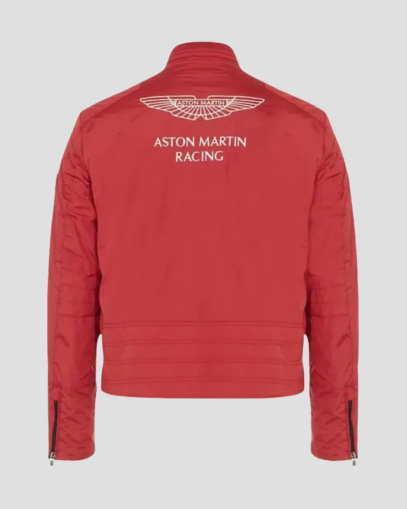 F1 GB Hackett Aston Martin Red Racing Jacket